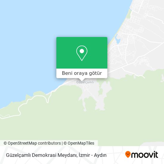 Güzelçamlı Demokrasi Meydanı harita