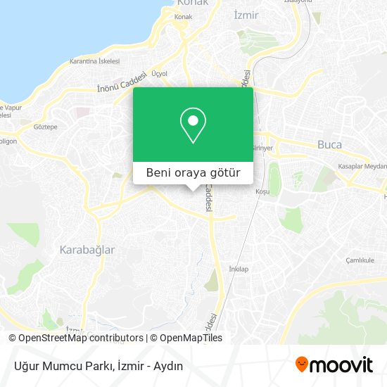 Uğur Mumcu Parkı harita