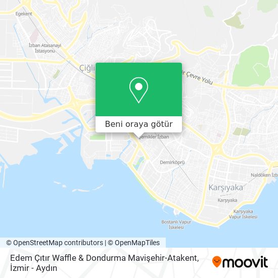 Edem Çıtır Waffle & Dondurma Mavişehir-Atakent harita