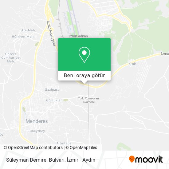 Süleyman Demirel Bulvarı harita