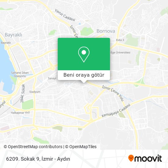 6209. Sokak 9 harita