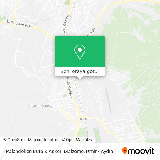 Palandöken Büfe & Askeri Malzeme harita
