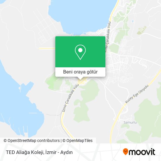 TED Aliağa Koleji harita