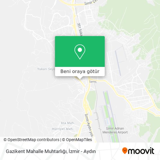 Gazikent Mahalle Muhtarlığı harita