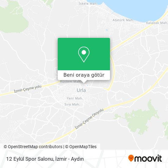 12 Eylül Spor Salonu harita