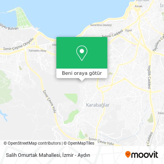 Salih Omurtak Mahallesi harita