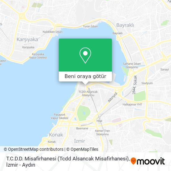 T.C.D.D. Misafirhanesi (Tcdd Alsancak Misafirhanesi) harita