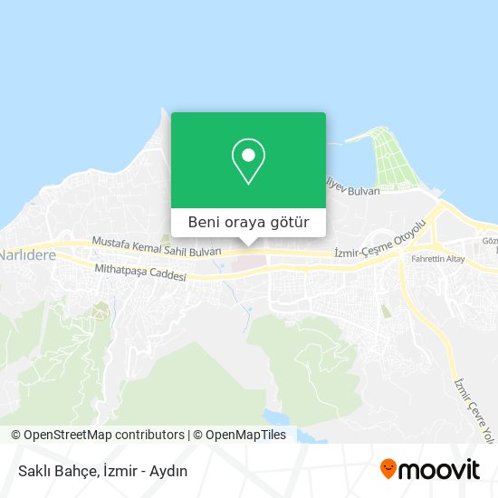 Saklı Bahçe harita