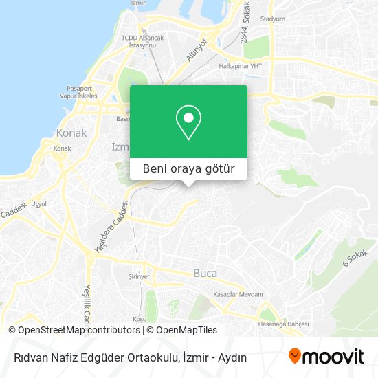 Rıdvan Nafiz Edgüder Ortaokulu harita