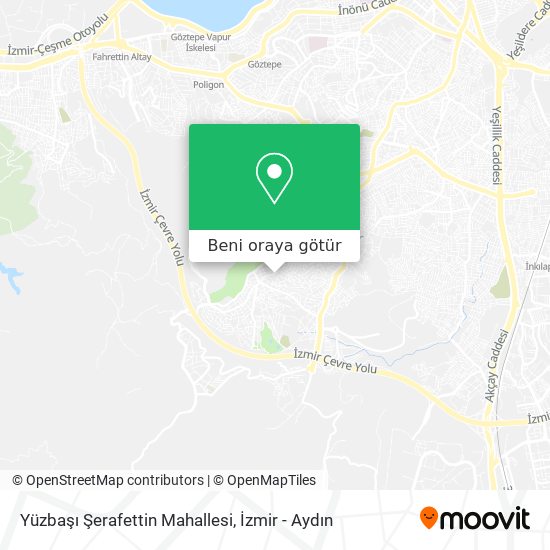 Yüzbaşı Şerafettin Mahallesi harita