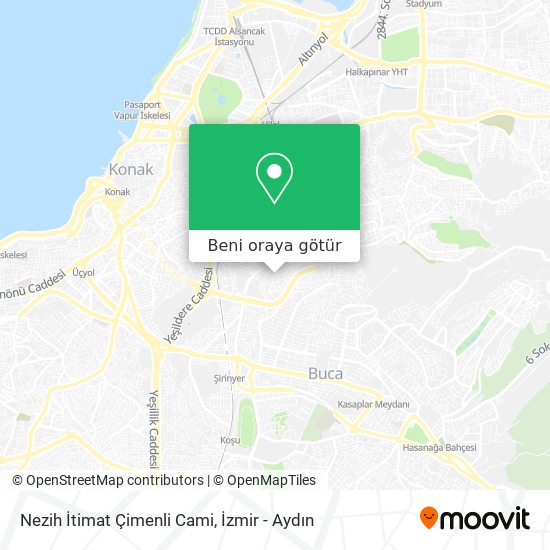 Nezih İtimat Çimenli Cami harita