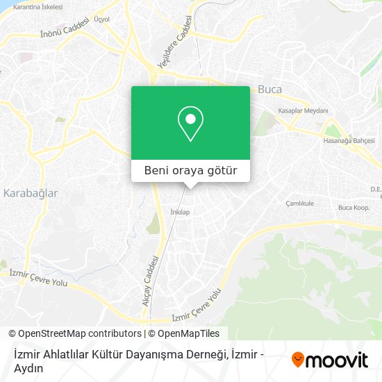 İzmir Ahlatlılar Kültür Dayanışma Derneği harita