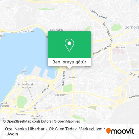 Özel Neoks Hiberbarik Ok Sijen Tedavi Merkezi harita