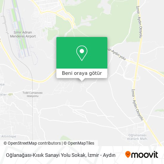 Oğlanağası-Kısık Sanayi Yolu Sokak harita