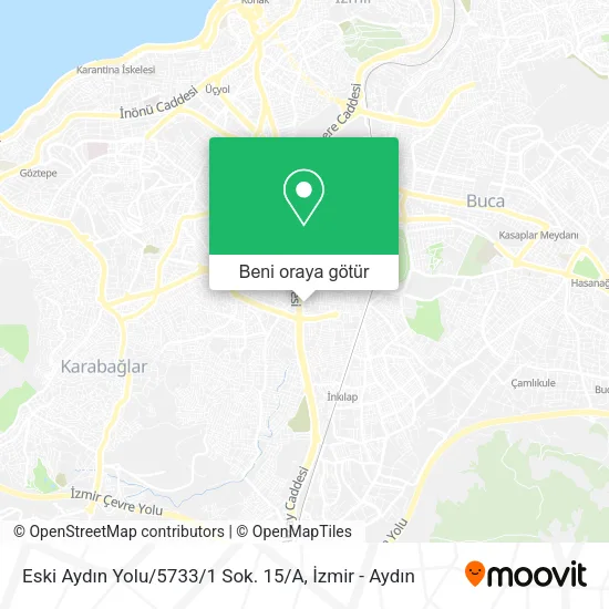 Eski Aydın Yolu / 5733 / 1 Sok. 15 / A harita