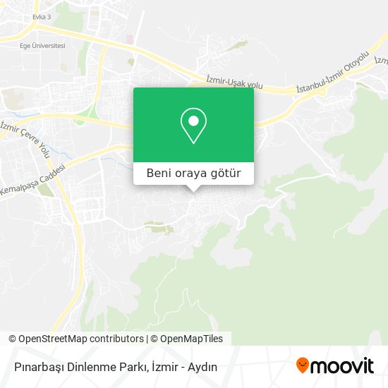 Pınarbaşı Dinlenme Parkı harita