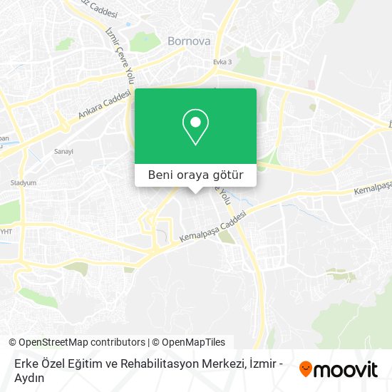 Erke Özel Eğitim ve Rehabilitasyon Merkezi harita