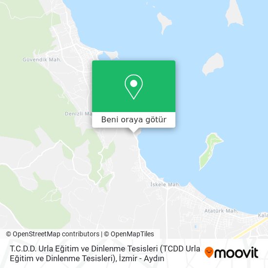T.C.D.D. Urla Eğitim ve Dinlenme Tesisleri harita