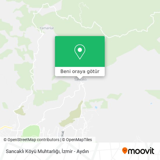 Sancaklı Köyü Muhtarlığı harita