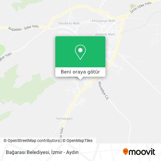 Bağarası Belediyesi harita