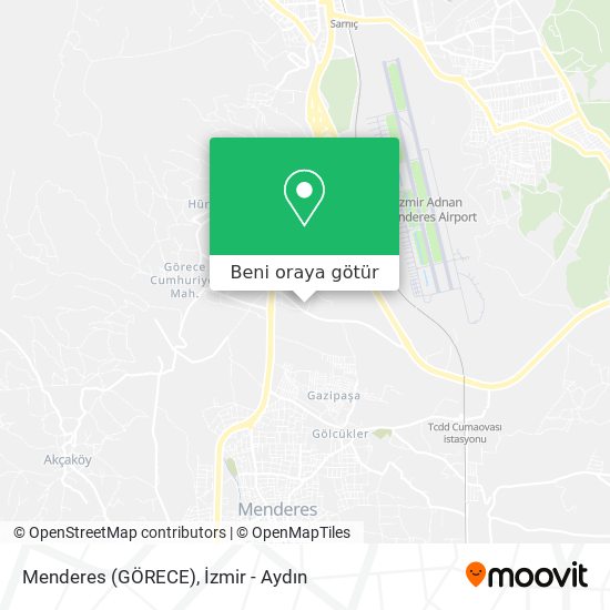 Menderes (GÖRECE) harita