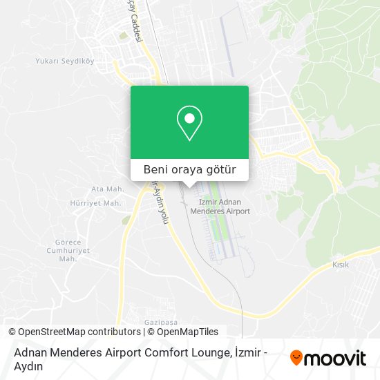 Adnan Menderes Airport Comfort Lounge harita