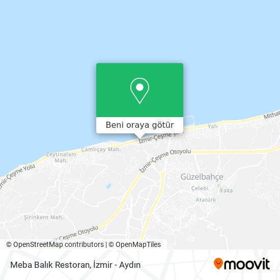 Meba Balık Restoran harita