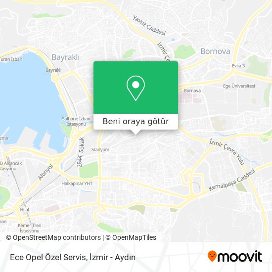 Ece Opel Özel Servis harita