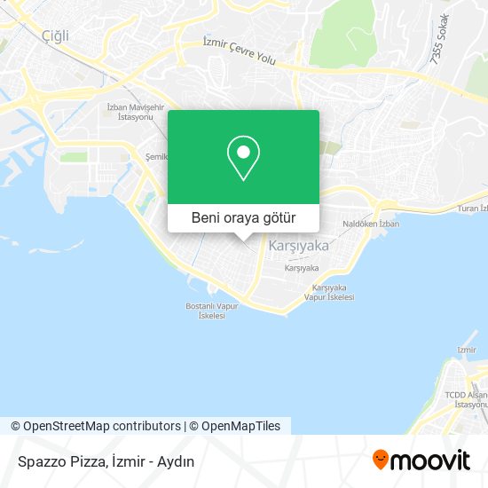 Spazzo Pizza harita