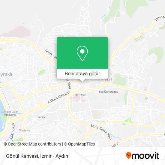 Gönül Kahvesi harita