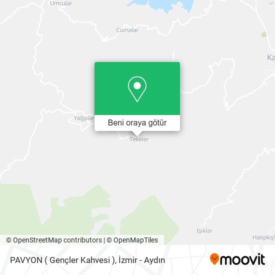 PAVYON ( Gençler Kahvesi ) harita