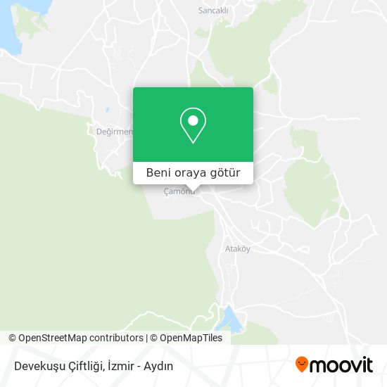 Devekuşu Çiftliği harita