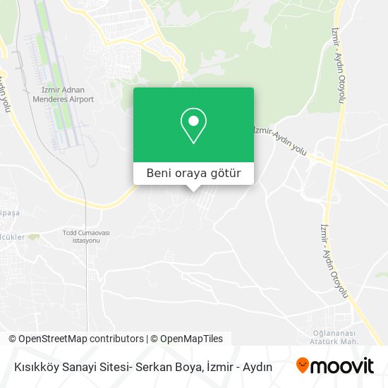 Kısıkköy Sanayi Sitesi- Serkan Boya harita