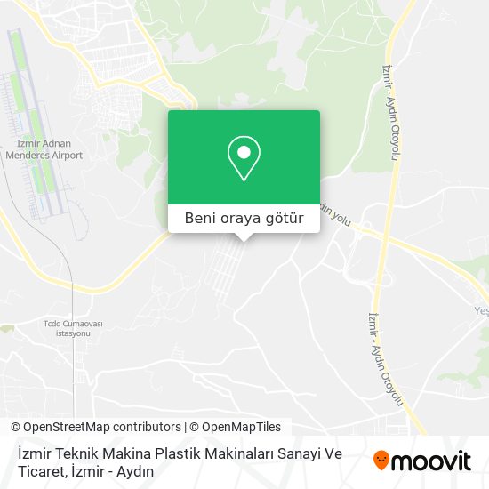 İzmir Teknik Makina Plastik Makinaları Sanayi Ve Ticaret harita