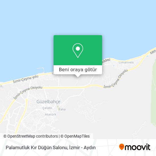Palamutluk Kır Düğün Salonu harita