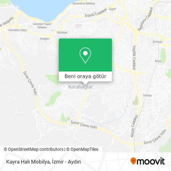 Kayra Halı Mobilya harita