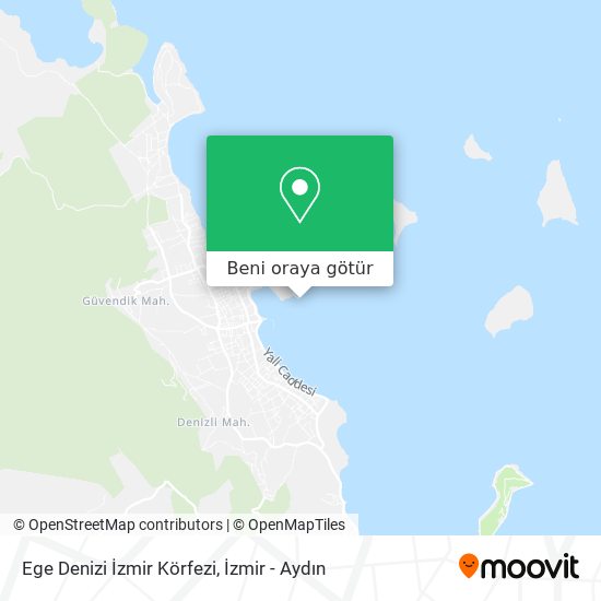 Ege Denizi İzmir Körfezi harita