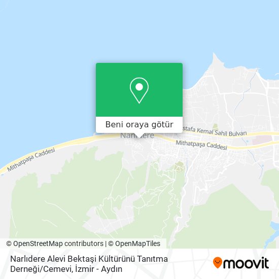 Narlıdere Alevi Bektaşi Kültürünü Tanıtma Derneği / Cemevi harita