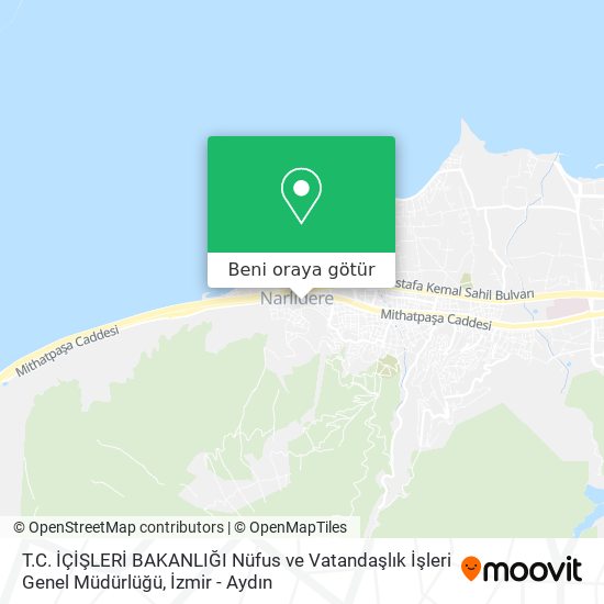 T.C. İÇİŞLERİ BAKANLIĞI Nüfus ve Vatandaşlık İşleri Genel Müdürlüğü harita