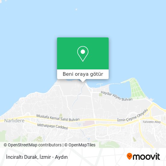 İnciraltı Durak harita