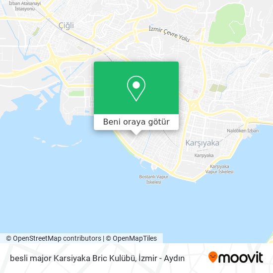 besli major Karsiyaka Bric Kulübü harita