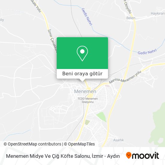 Menemen Midye Ve Çiğ Köfte Salonu harita