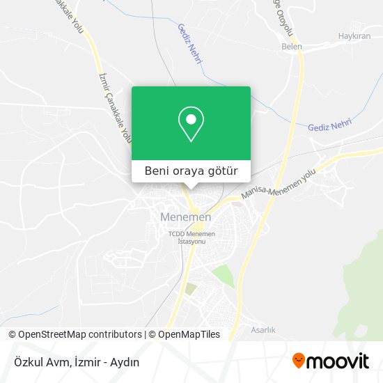 Özkul Avm harita