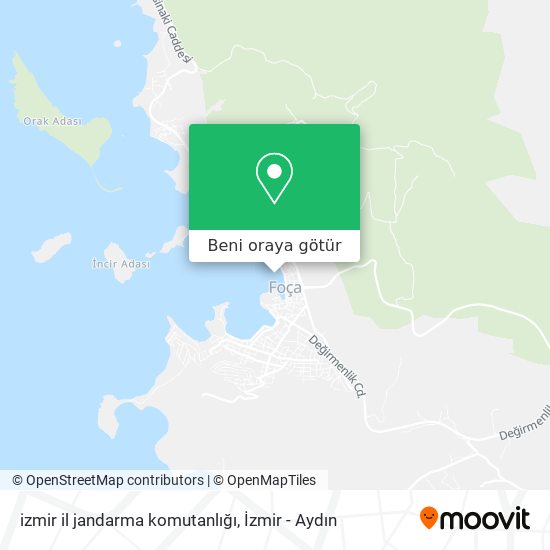 izmir il jandarma komutanlığı harita