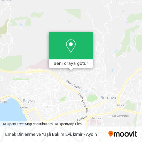 Emek Dinlenme ve Yaşlı Bakım Evi harita