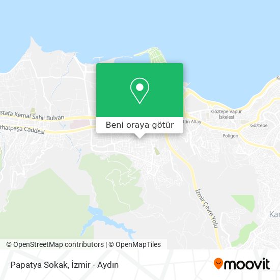 Papatya Sokak harita