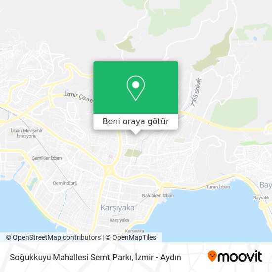 Soğukkuyu Mahallesi Semt Parkı harita