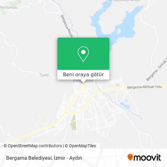 Bergama Belediyesi harita