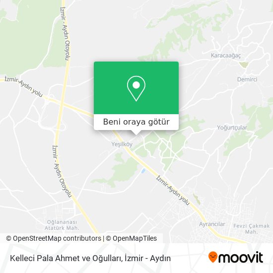 Kelleci Pala Ahmet ve Oğulları harita