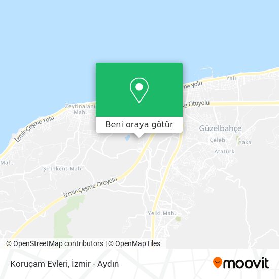 Koruçam Evleri harita
